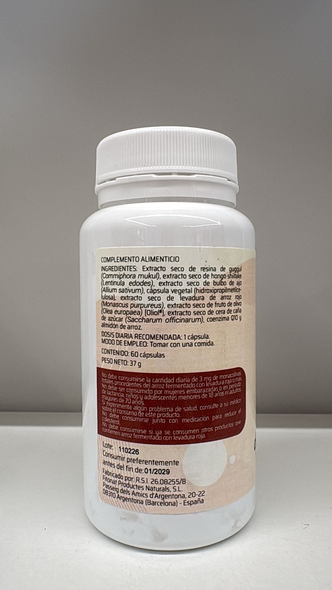 Levadura de Arroz Roja (SIN - COL) - LRM