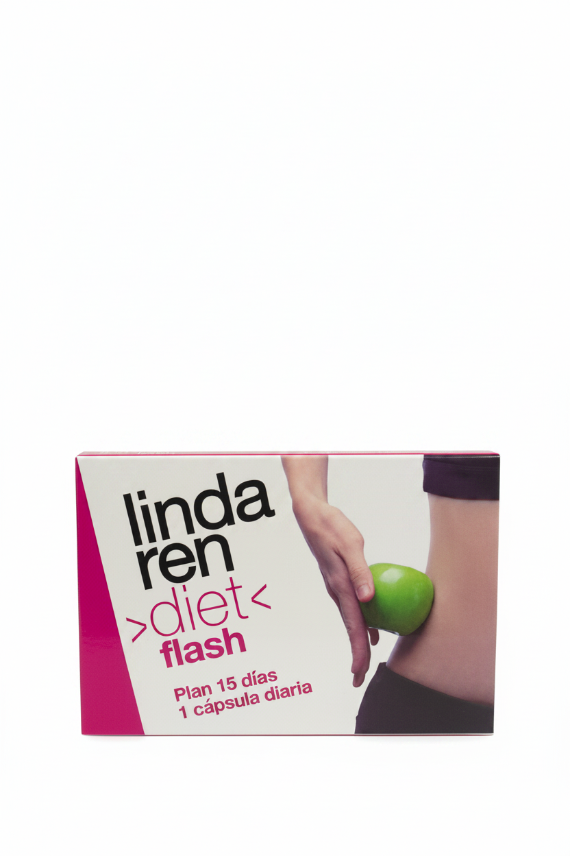 Lindaren Diet Flash con fondo blanco