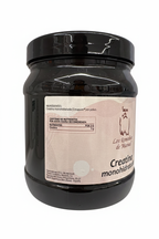 Creatina monohidratada - LRM con fondo blanco liso sin sombras