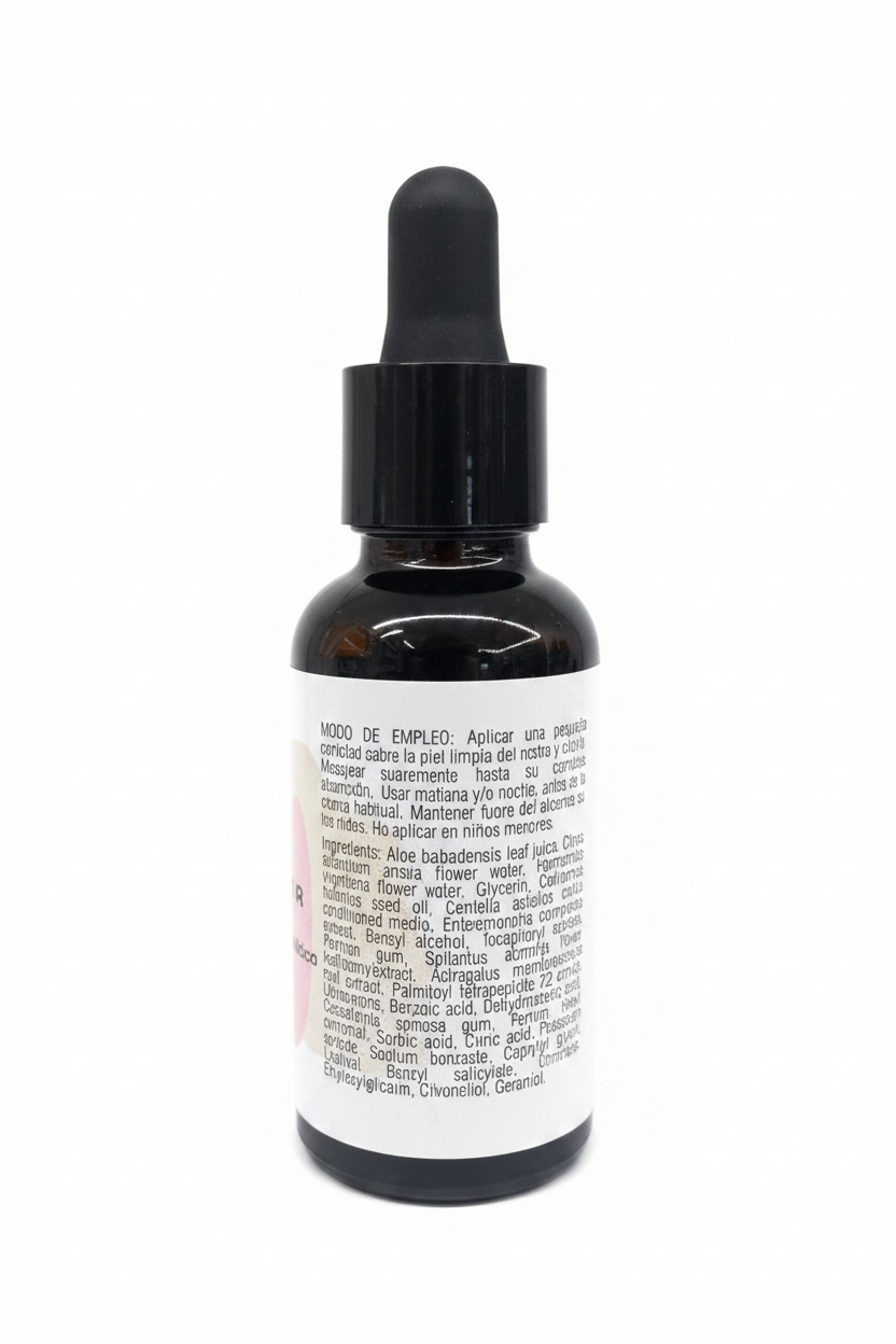 Serum Booster Hidratante tensor - GR ORGANICS con fondo blanco