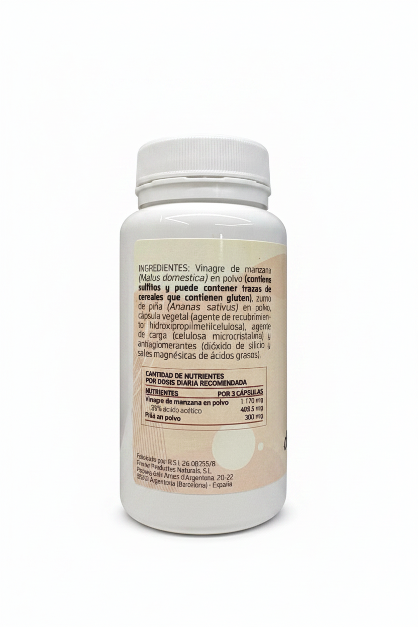 Vinagre de Manzana - LRM con fondo blanco