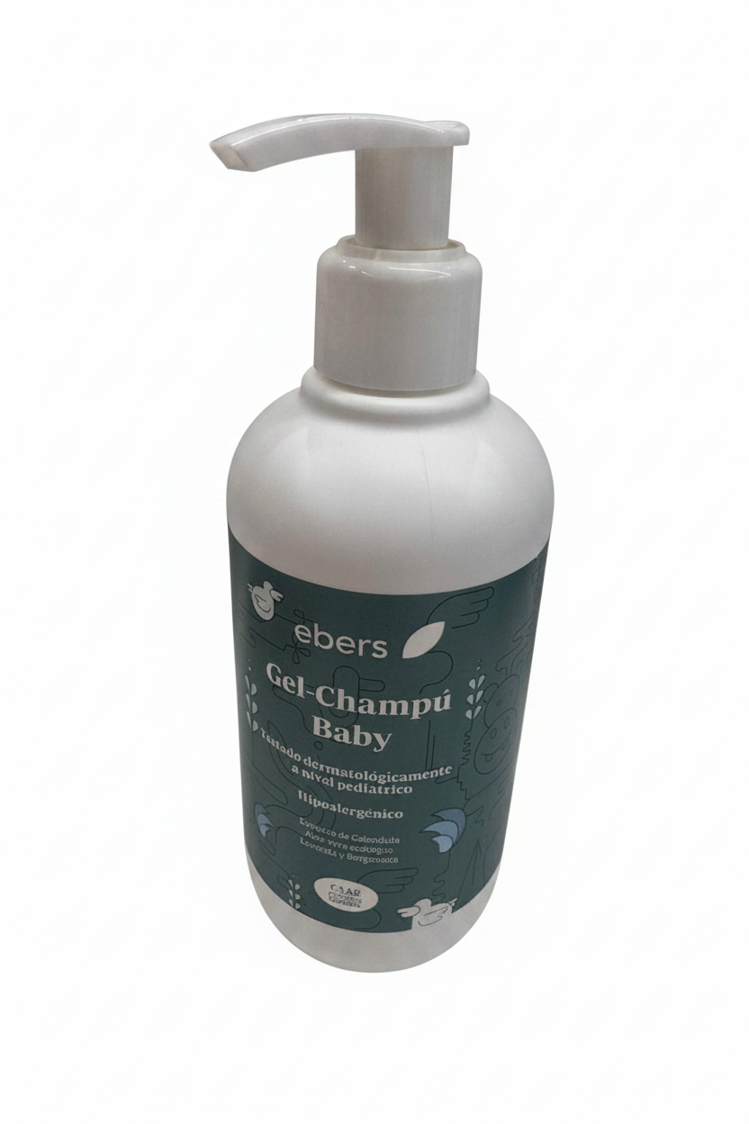 Gel-Champú- Baby con fondo blanco