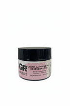 Crema facial iluminadora regeneradora - GR ORGANICS con fondo blanco