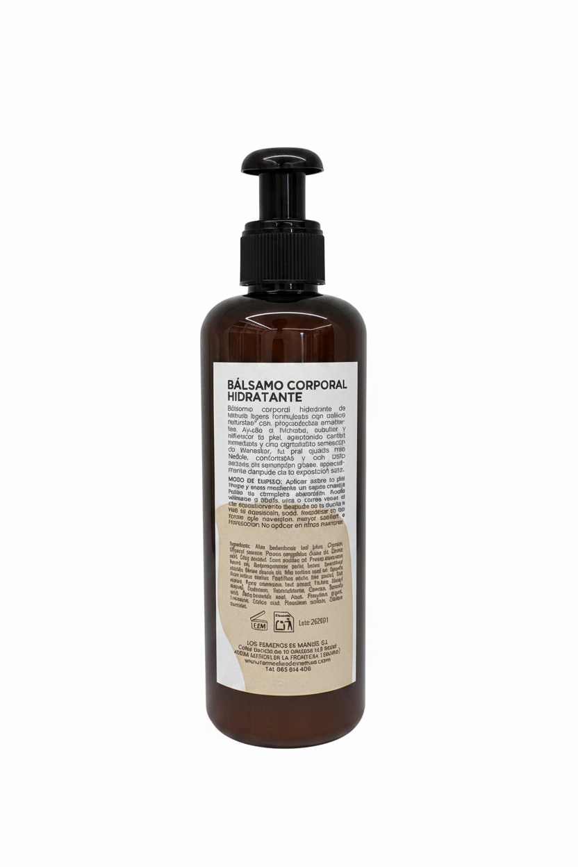 Balsamo corporal hidratante - GR ORGANICS con fondo blanco, segunda imagen