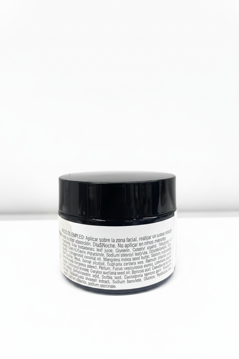 Crema facial iluminadora regeneradora - GR ORGANICS con fondo blanco
