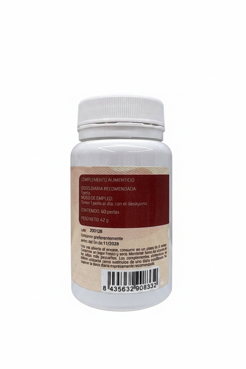 Aceite de Orégano (Cápsulas) - LRM con fondo blanco liso sin sombras