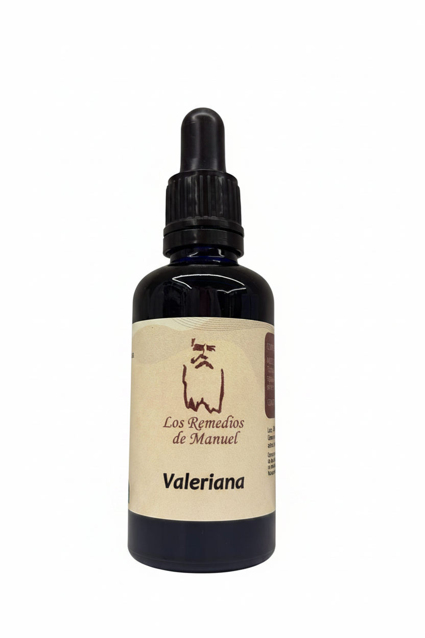 Valeriana Gotas - LRM con fondo blanco liso sin sombras
