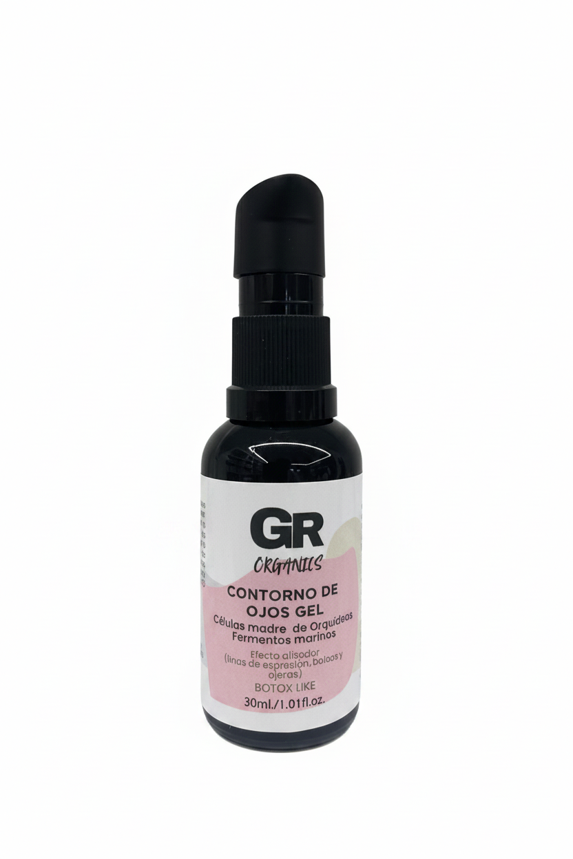Contorno de ojos gel - GR ORGANICS con fondo blanco