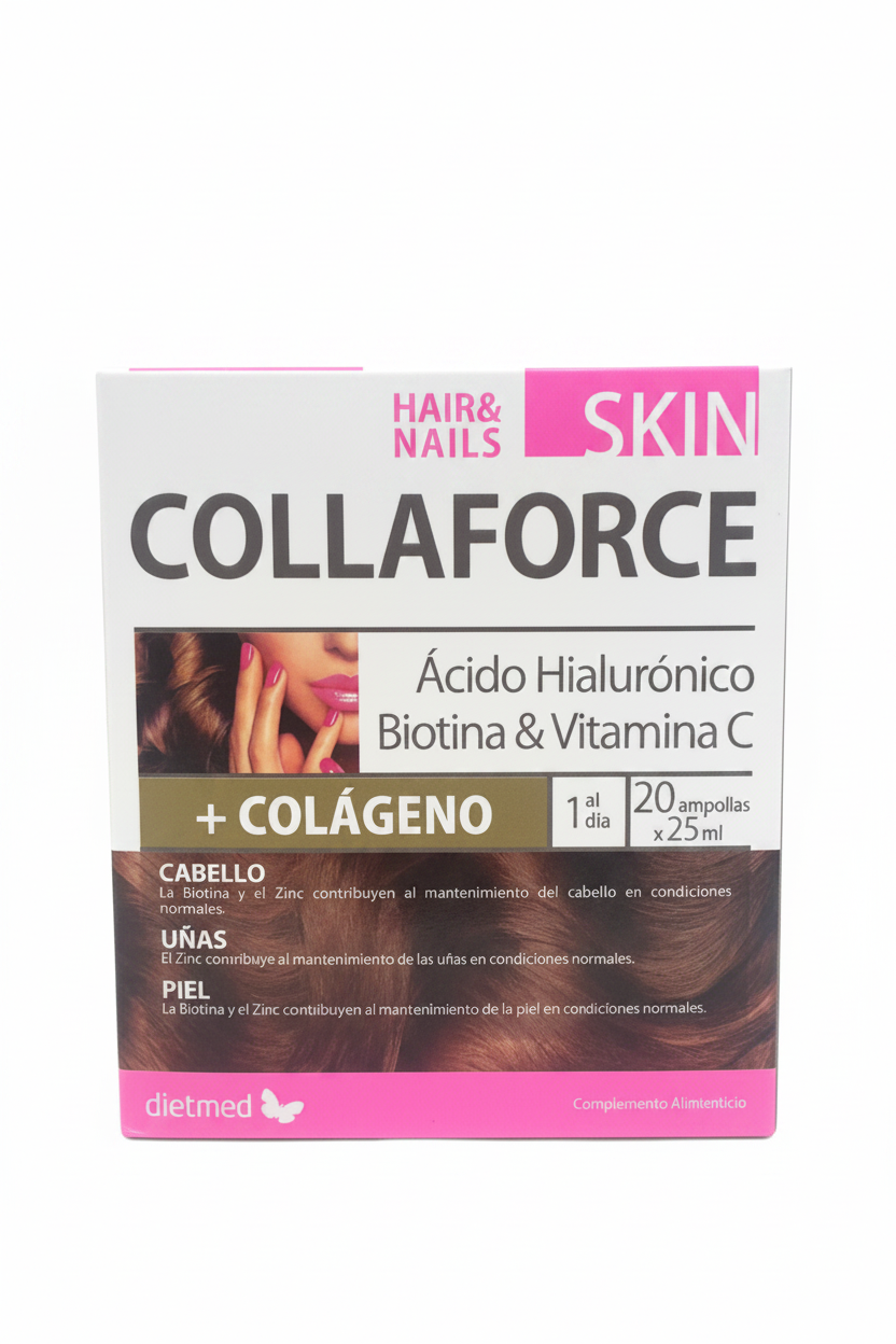 Skin Piel Cabello Uñas Ampollas con fondo blanco