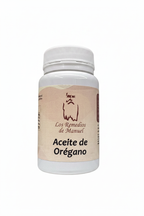 Aceite de Orégano (Cápsulas) - LRM con fondo blanco liso sin sombras