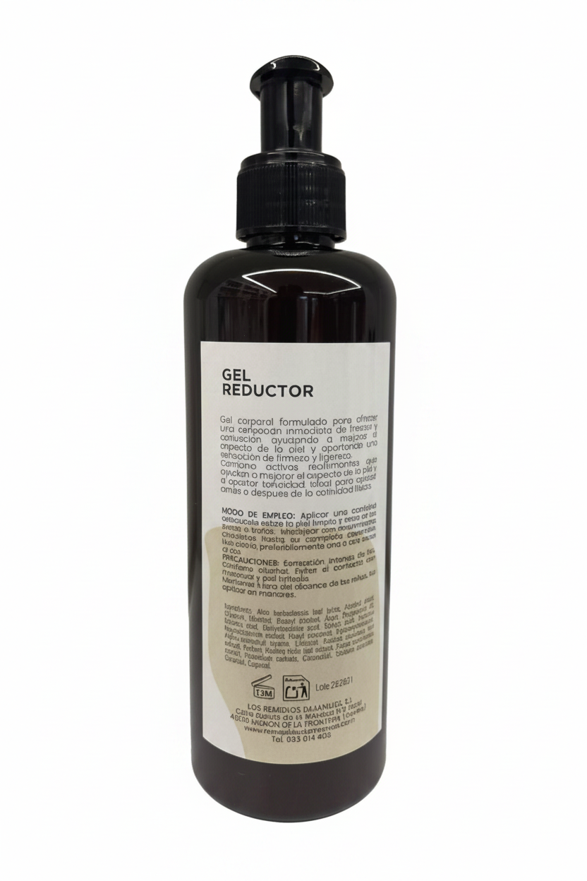 Gel Reductor - GR ORGANICS con fondo blanco