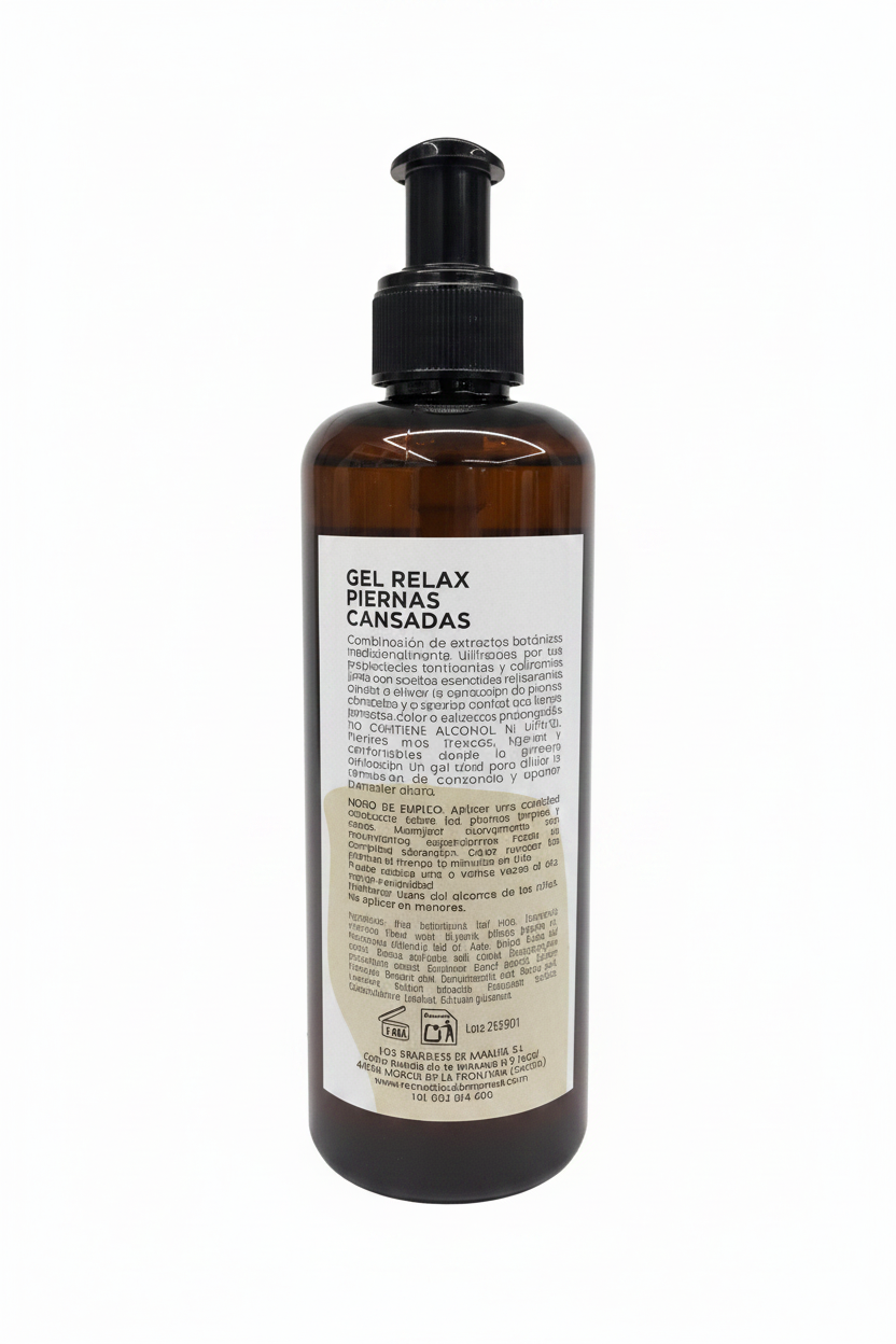 Gel Relax Piernas Cansadas - GR ORGANICS con fondo blanco