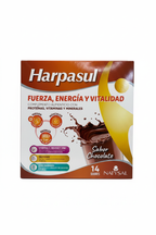 Harpasul Batido Energético Chocolate con fondo blanco