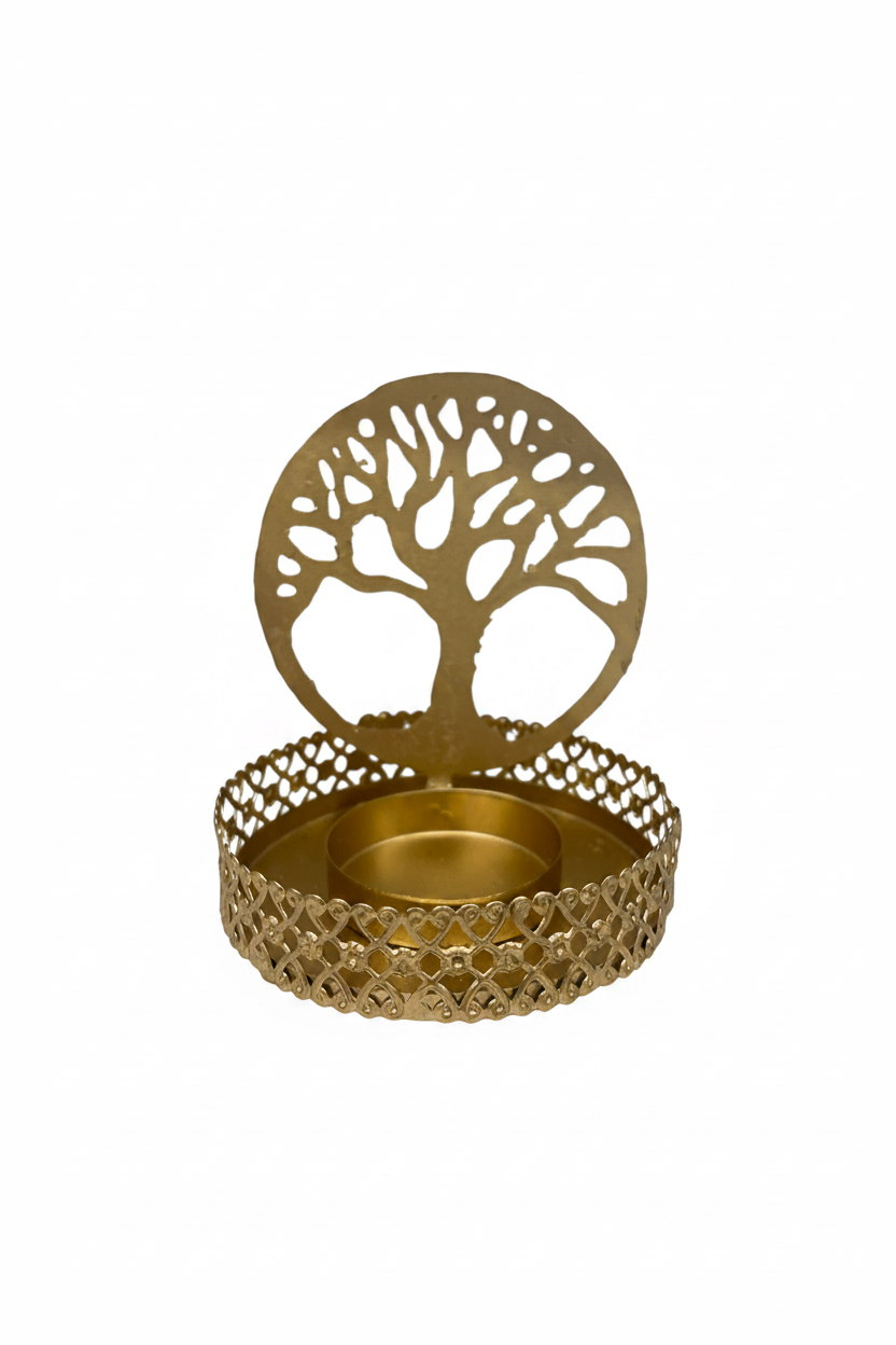 Portavela Árbol de la vida con fondo blanco